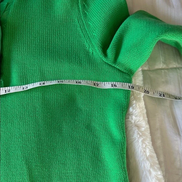 Lauren Ralph Lauren Kelly Green Shawl Collar Popover - Picture 7 of 8